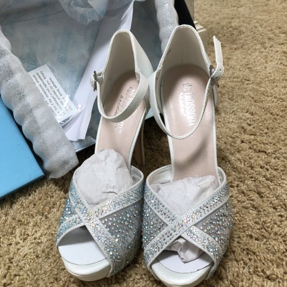 De Blossom Platform Heels Bridal/Prom - Picture 8 of 9